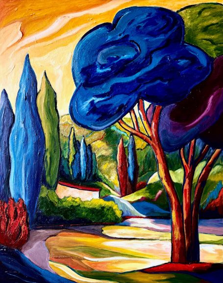 42- s/bois Méditerranéen 81x65