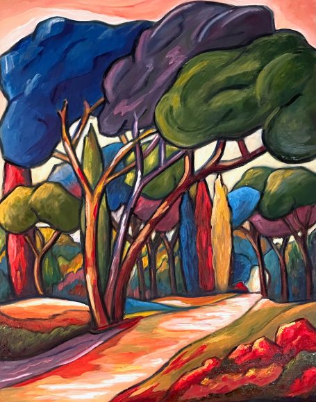 45- s/bois Méditerranéen 81x65